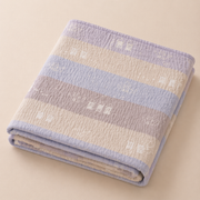 Kitty House - Crinkled Muslin Baby Blanket